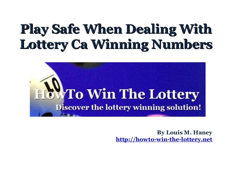 Cara Aman Bermain Lottery Menggunakan Kombinasi Stabil